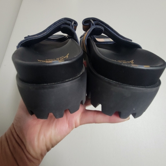 Sam Edelman  Eliana Mustard Plaid  Sandals Size 9. - Picture 10 of 11